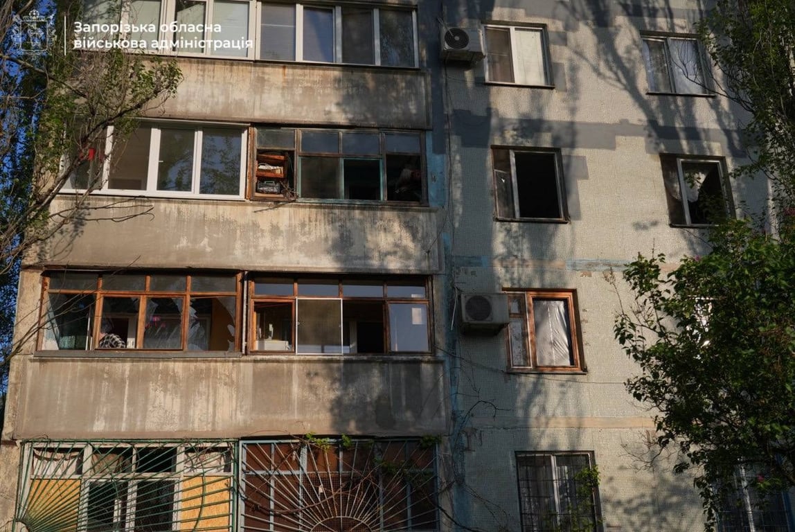 Внаслідок удару по Запоріжжю 24 квітня пошкоджено два будинки