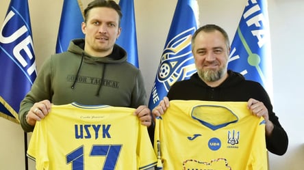 Усик приєднався до збірної України з футболу: допоможе у відборі на Євро-2024 - 285x160