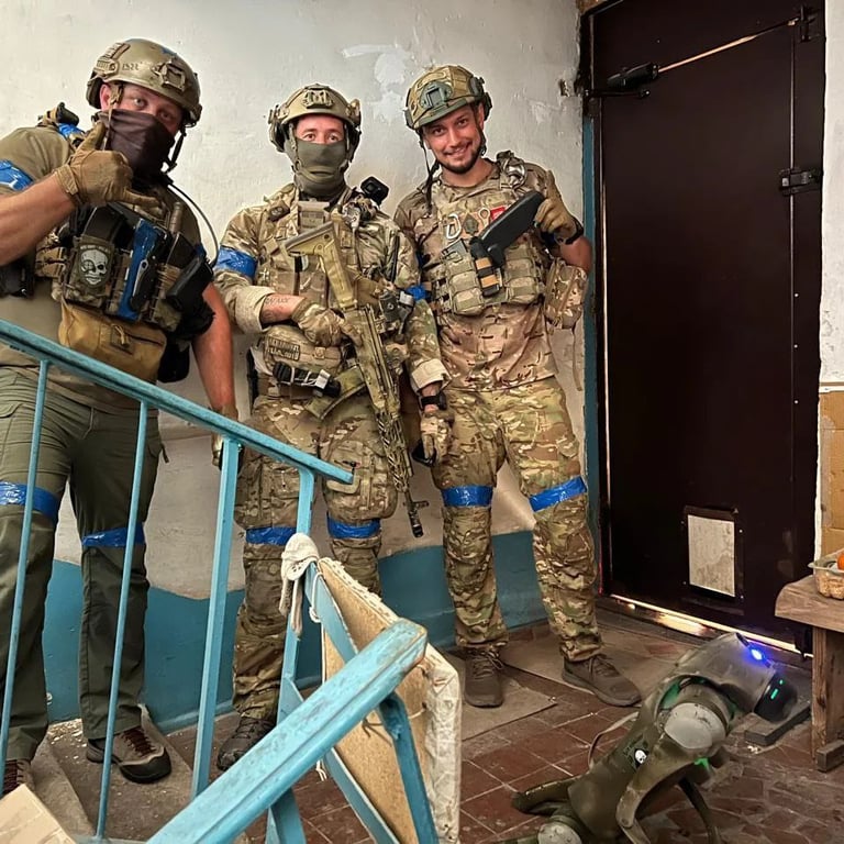 Работы собаки ВСУ в Торецке