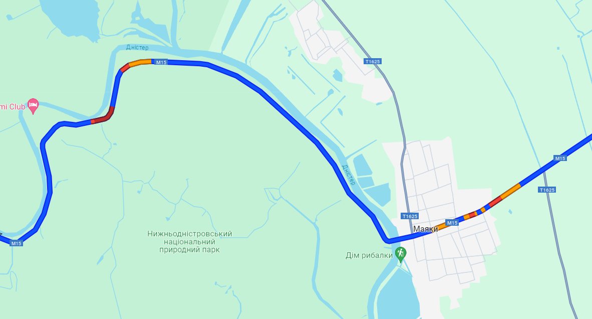 Затори у напрямку Паланки 26 серпня 