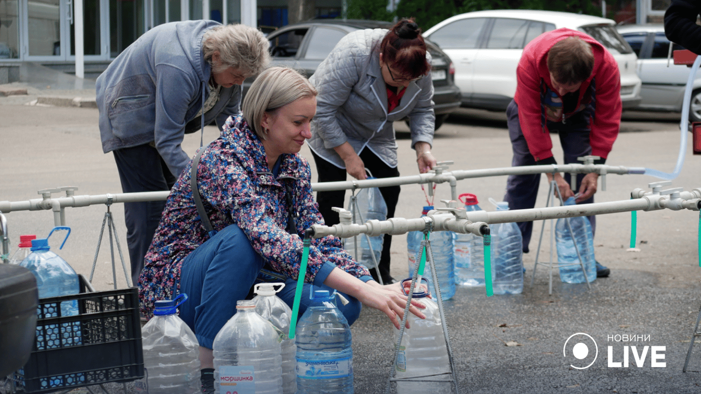 Часть одесситов осталась без воды