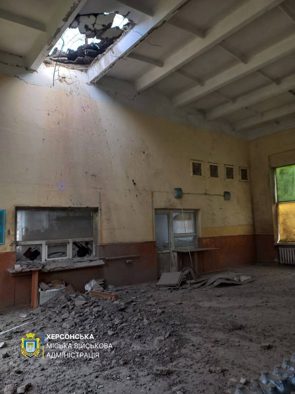 Удар по Херсону 18 січня