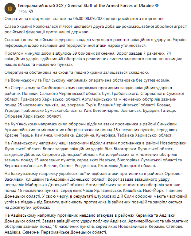 Успехи ВСУ на фронте