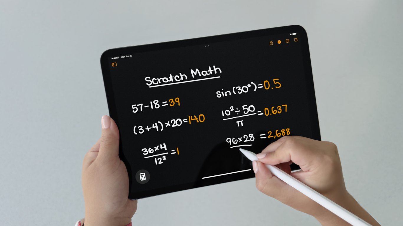 iPad калькулятор