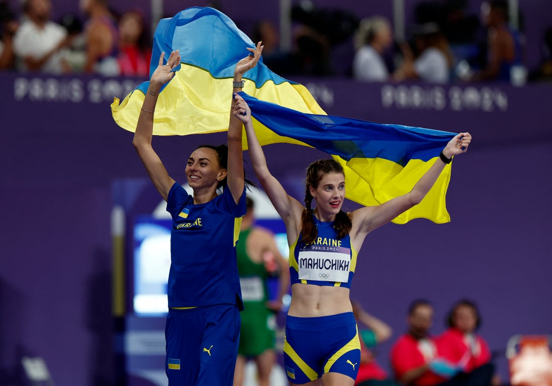 Первые эмоции Ярославы Магучих и Ирины Геращенко после победы на Олимпиаде-2024