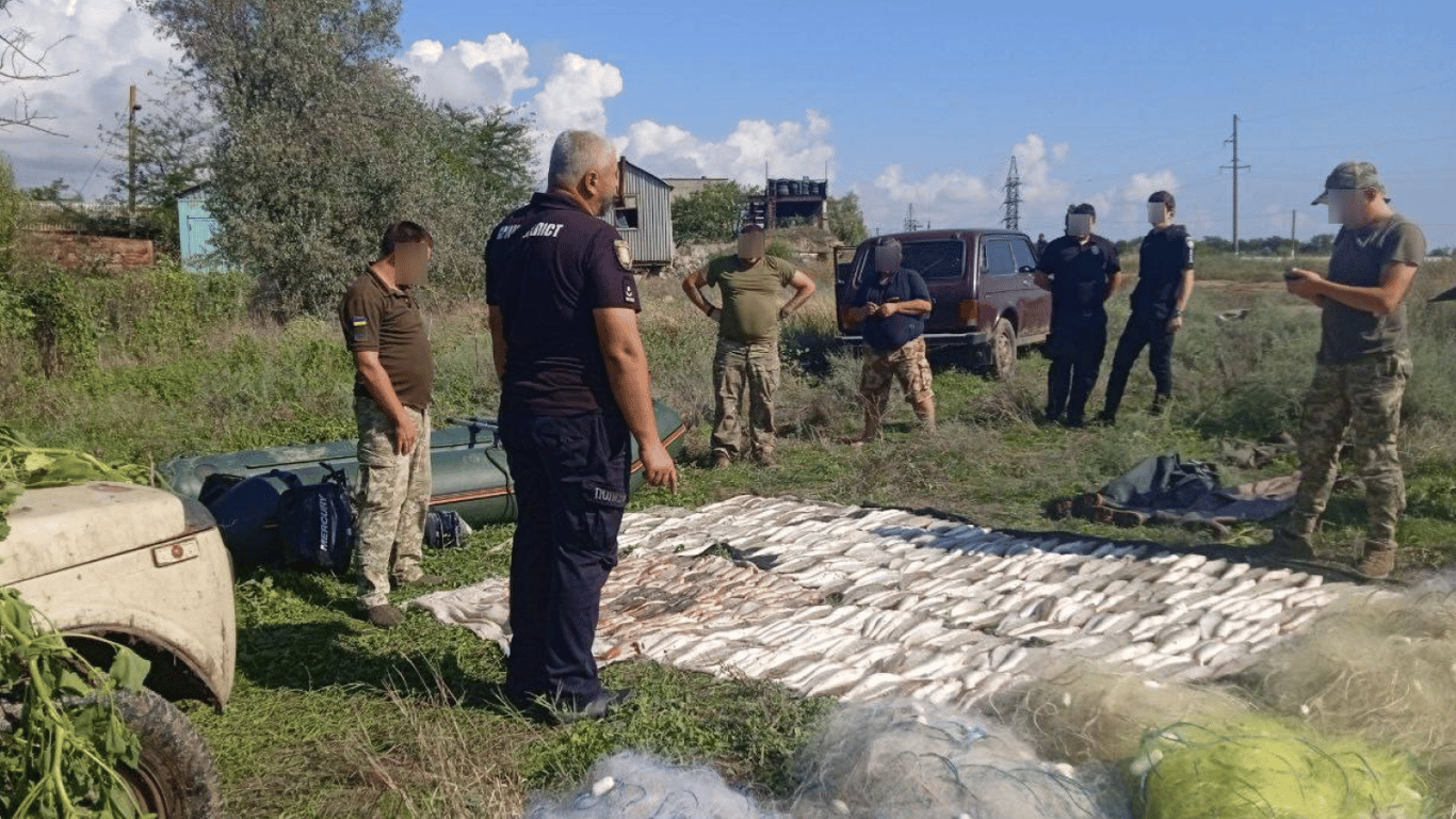 Затримано браконьєрів, які виловили риби на 1,4 млн гривень на Одещині