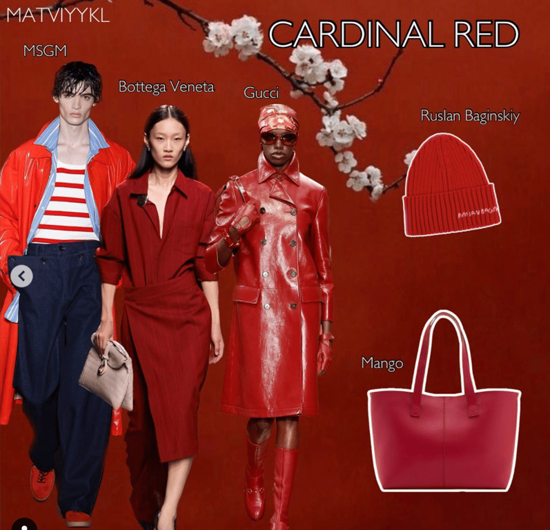 Красный больше всего подходит смелым женщинам