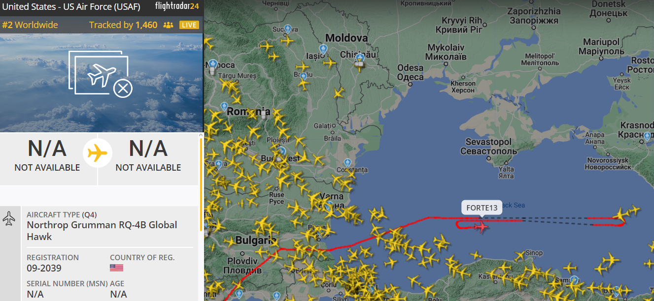 Над Чорним морем помічений безпілотник НАТО​ — яка причина - фото 1