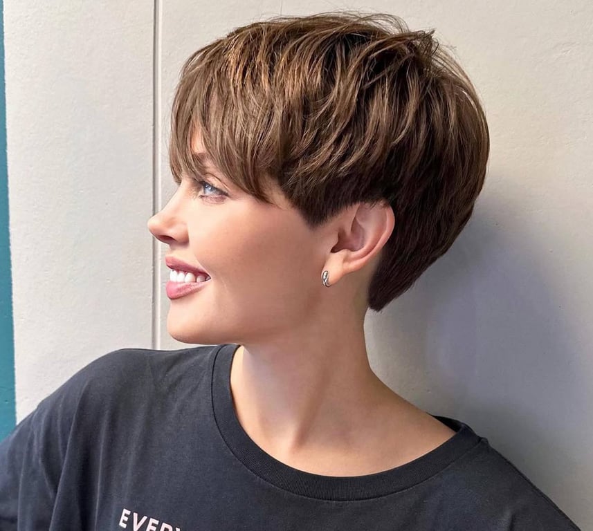 Новая стрижка 2025 — стильная и не требует укладки - фото 1