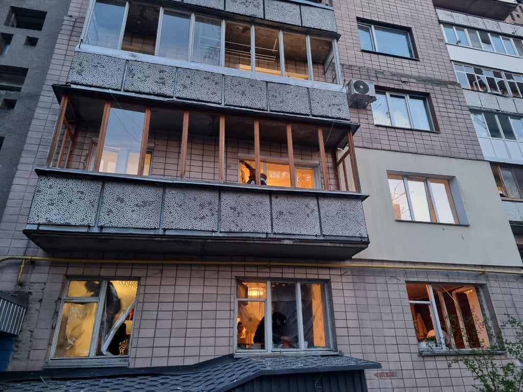 Багатоповерхівка після атаки 