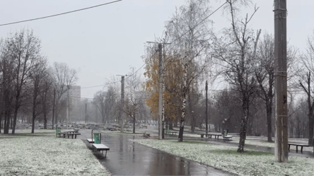 Харків засипало мокрим снігом — який вигляд має місто - 285x160