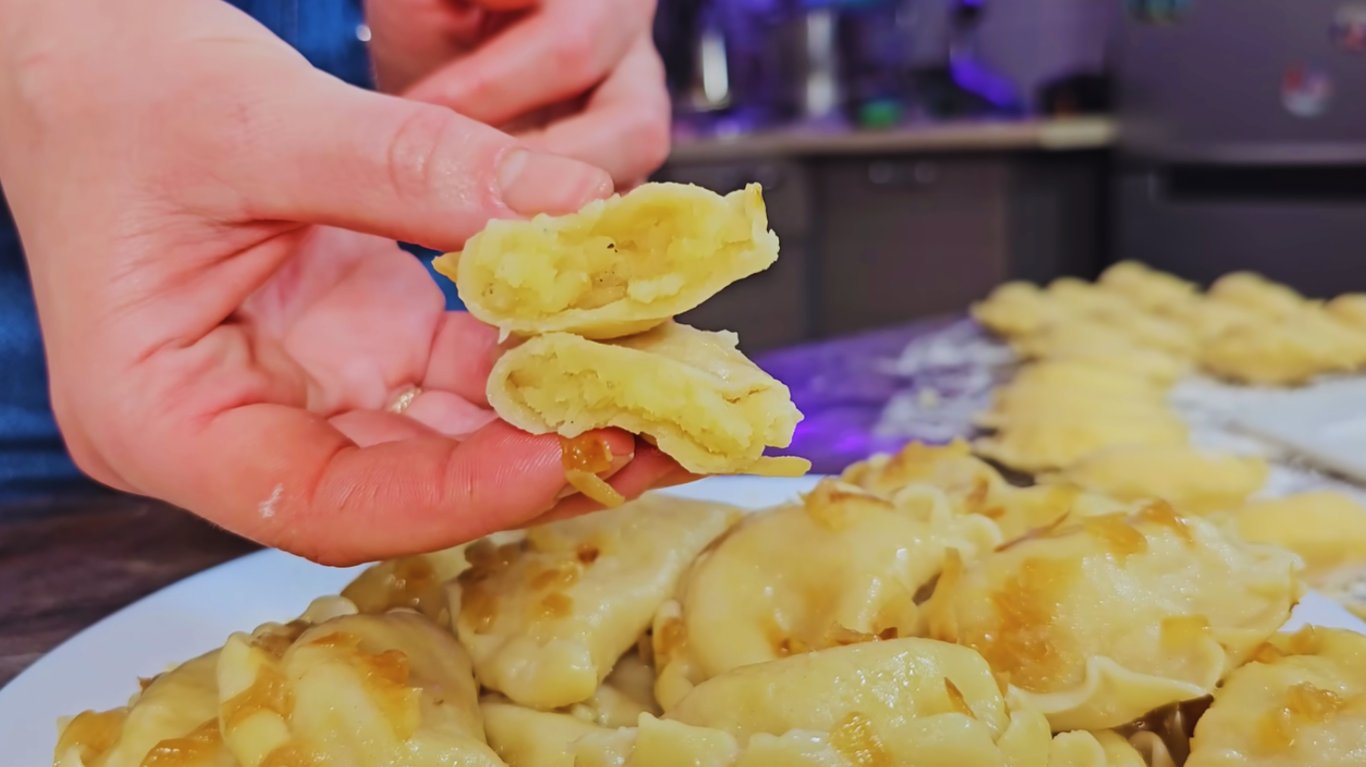 рецепт вареників з картоплею