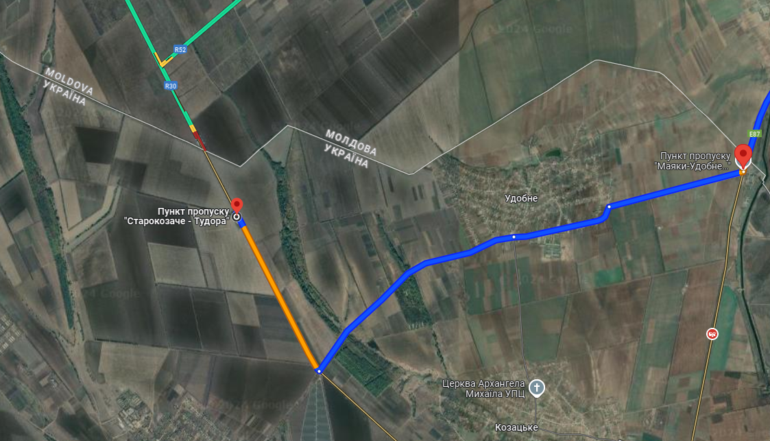 Очереди на КПП "Староказачье — Тудора" 6 сентября