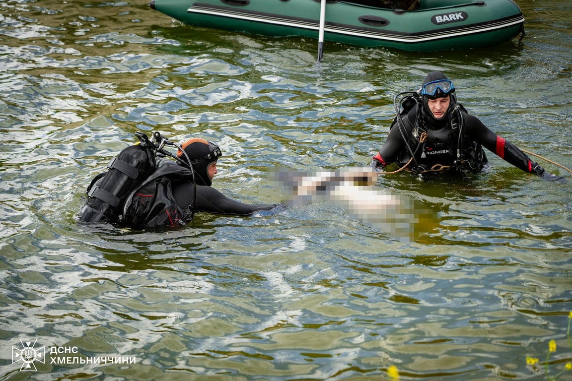 Водолази дістають дитину, яка втонула в Хмельницькій області