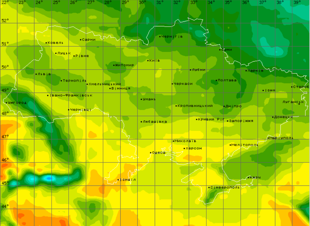 Прогноз погоди в Україні на 16 жовтня