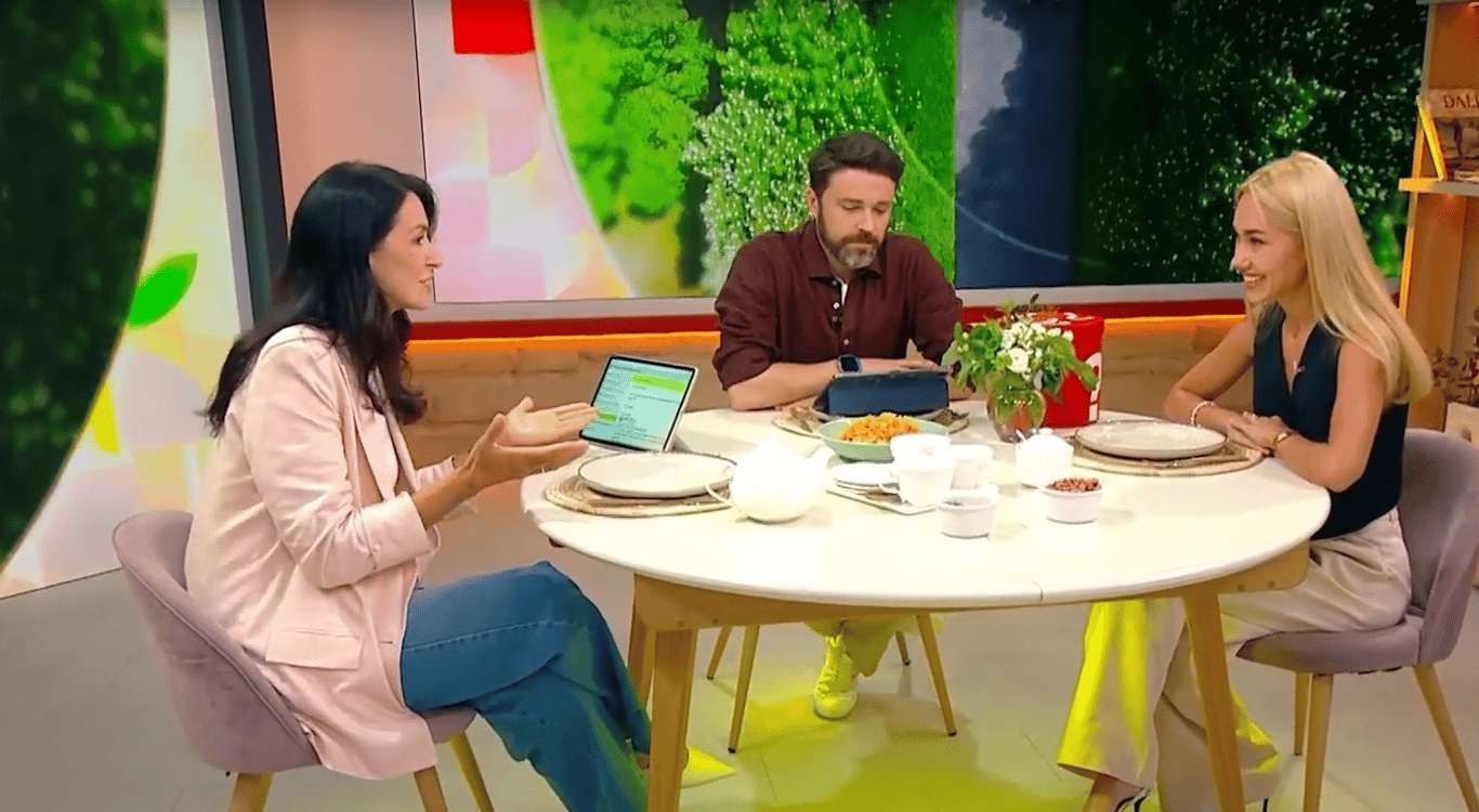 Интервью с Дашей Квитковой в программе "Сніданок з 1+1"