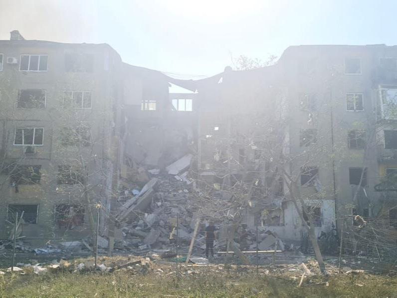 Російський обстріл Донеччини 14 липня