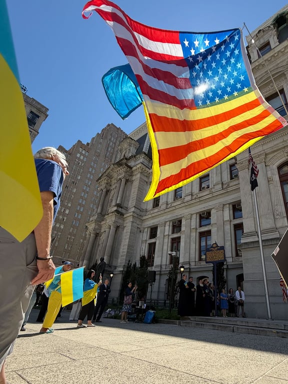 У Філадельфії підняли прапор України