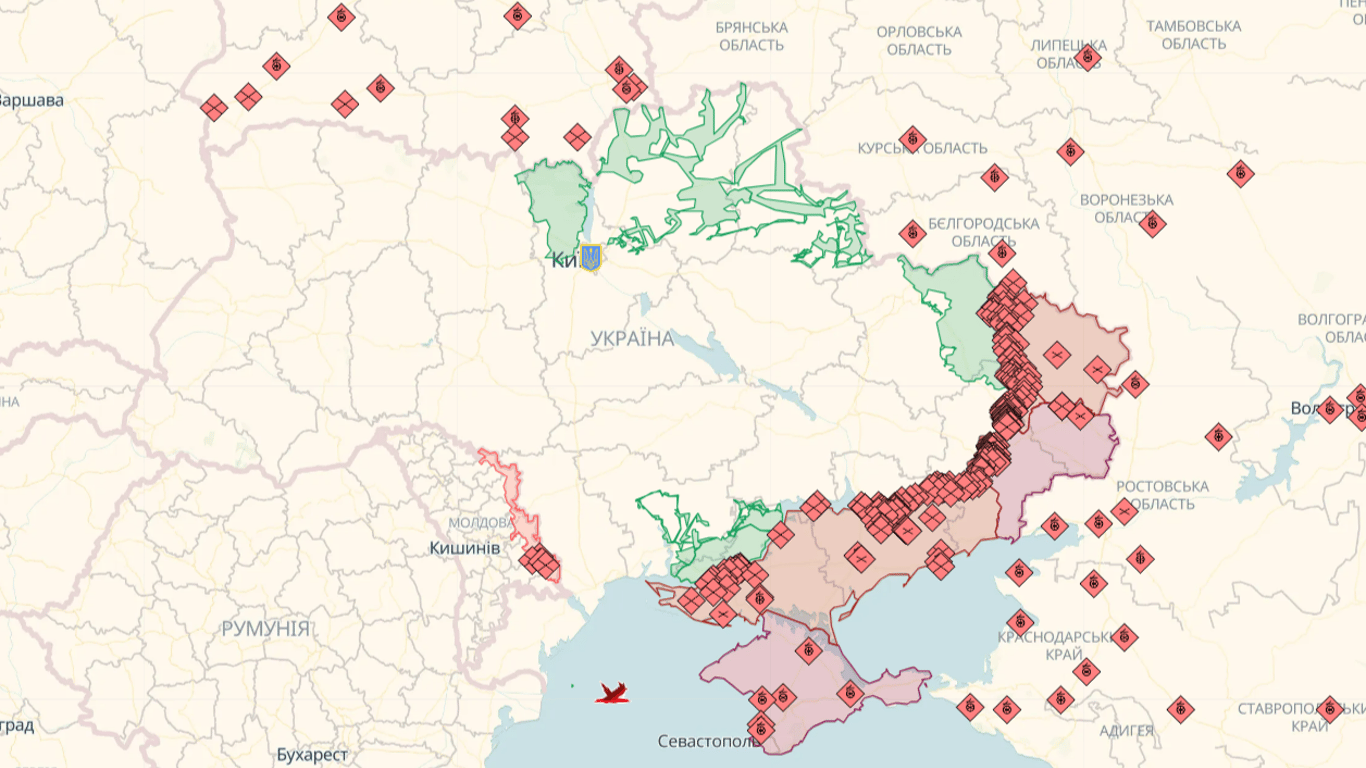 Карта боевых действий в Украине онлайн сегодня, 28.12.2023 — DeepState, Liveuamap, ISW