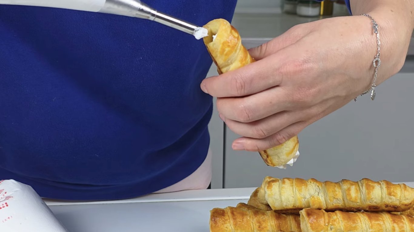 рецепт приготування трубочок з кремом