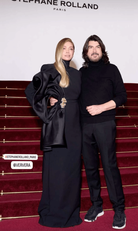 Брежнєва зустрілась з модним дизайнером