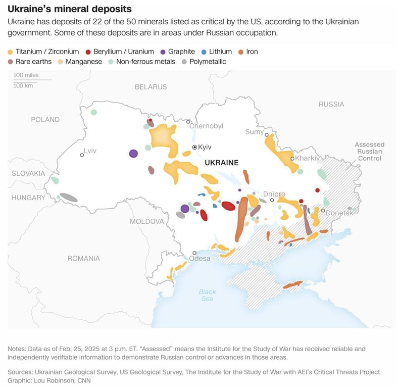 Родовища мінералів