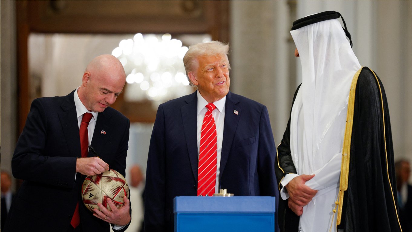 Джанни Инфантино и Дональд Трамп