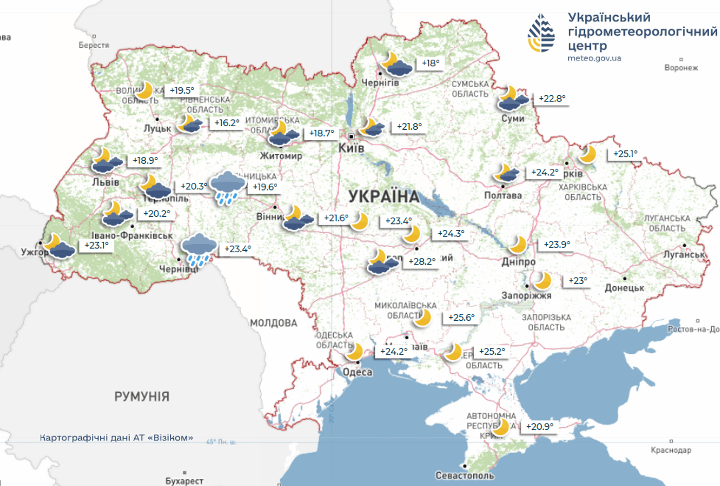 Погода на тиждень