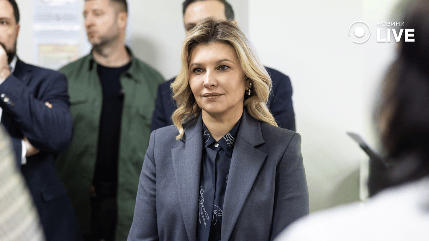 Первая леди Украины Елена Зеленская. Фото: Фото: Новини.LIVE