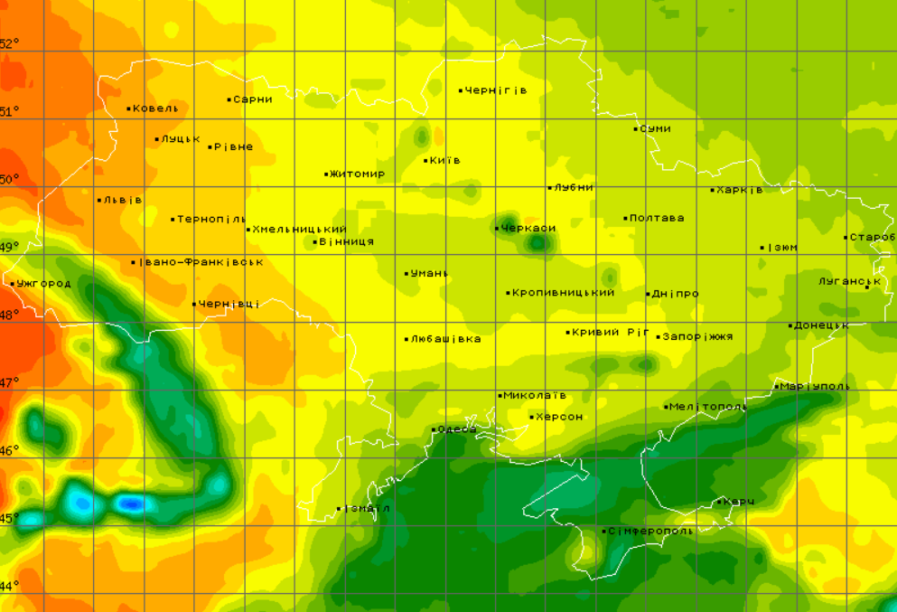 погода в Украине 7 сентября