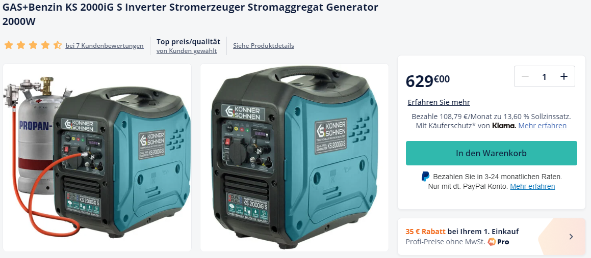 Ціни на генератори в Україні станом на липень 2024