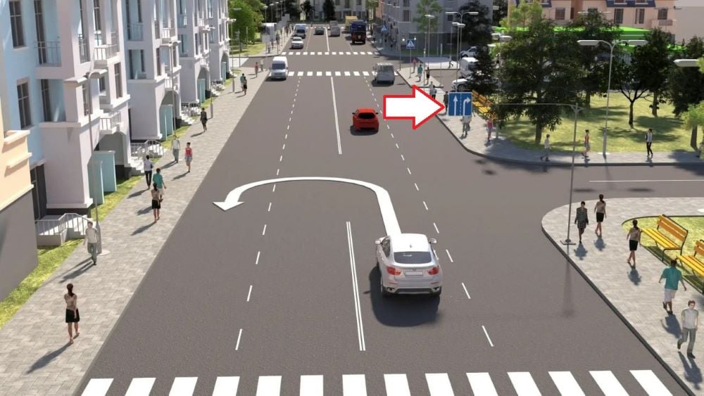 Тест з ПДР для іспиту на права — чи дозволено водієві білого авто розвернутися - фото 2