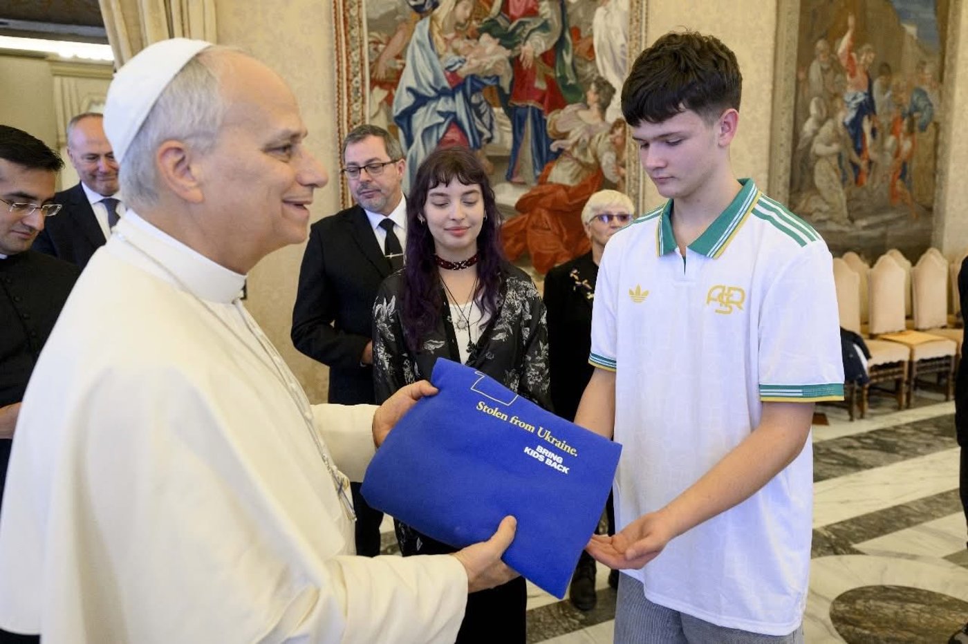 Зустріч Папи Римського з українськими дітьми