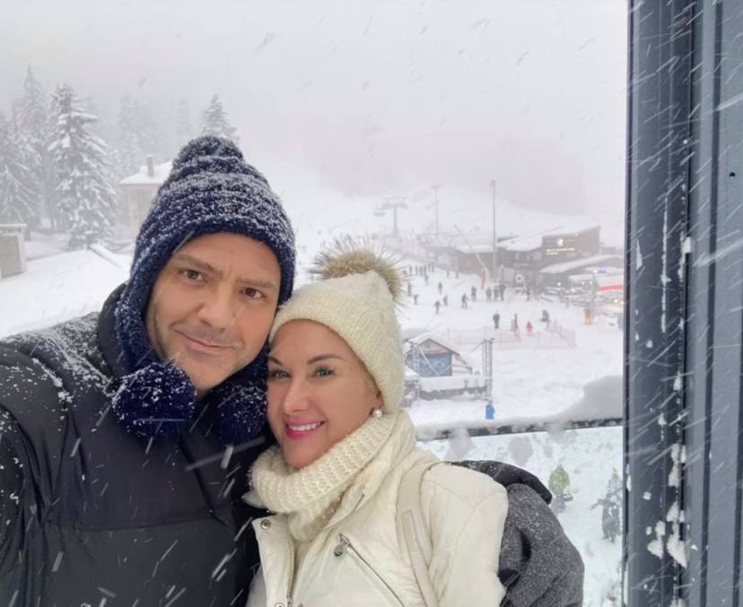 Катерина Бужинська з чоловіком