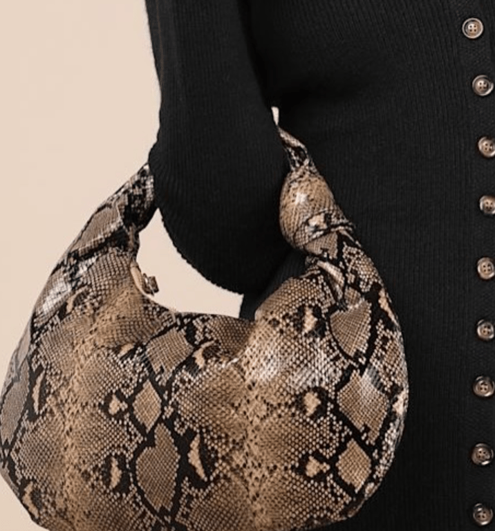 Сумка зі зміїним принтом ідеальний вибір на 2025