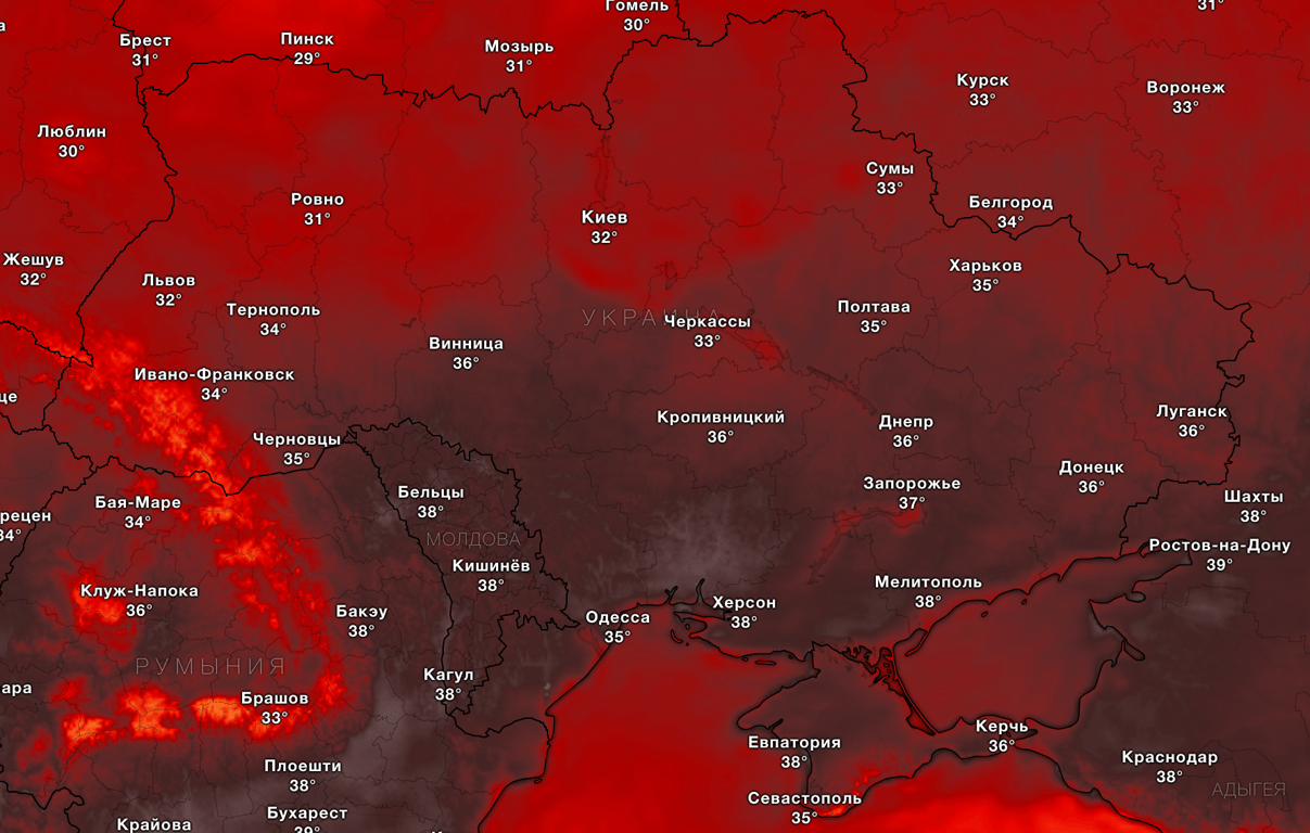 карта погоди