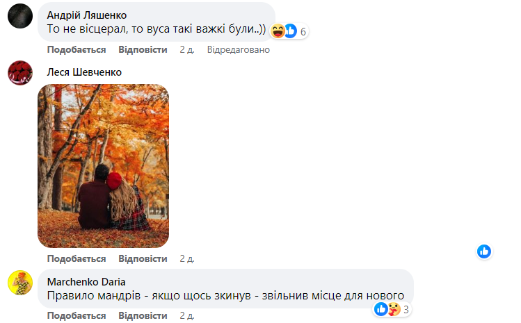 Коментарі зі сторінки Михайла Ясинського