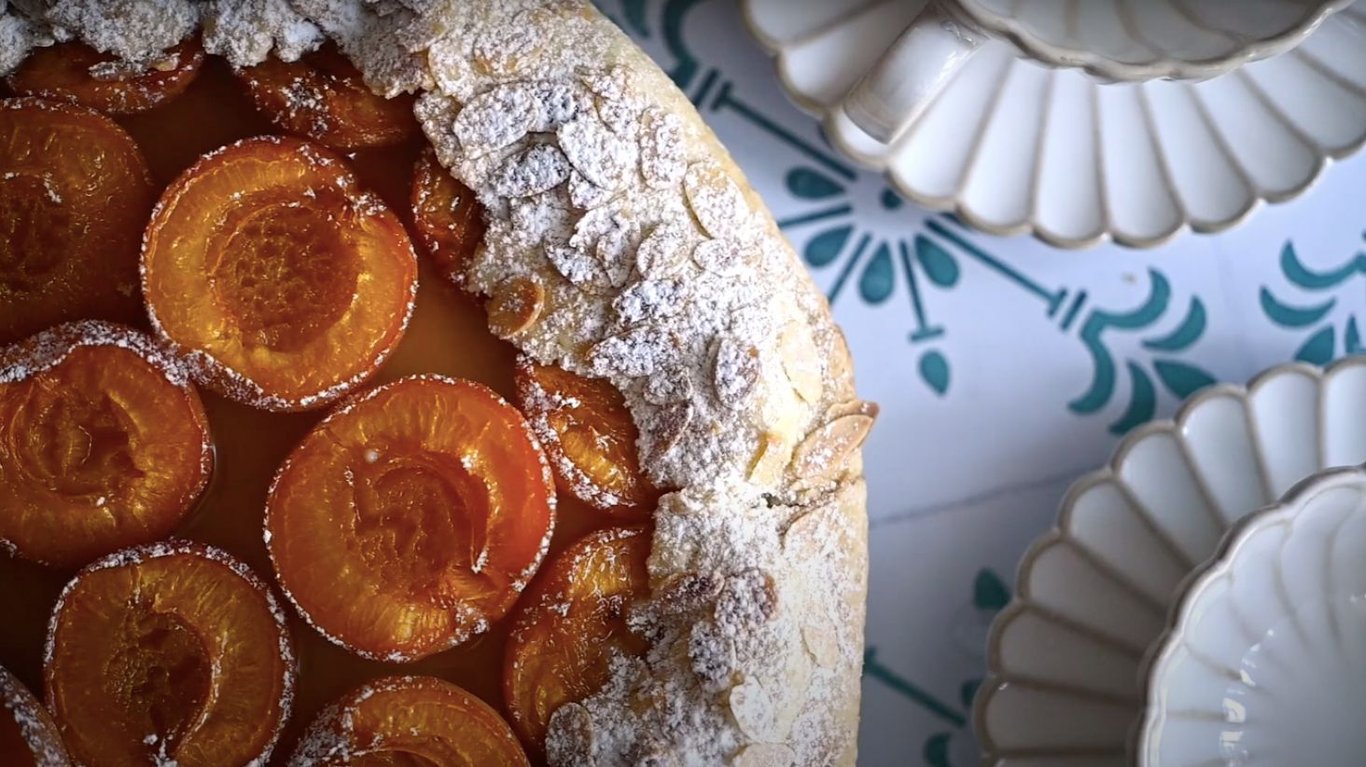 рецепт ароматной галеты с абрикосами 