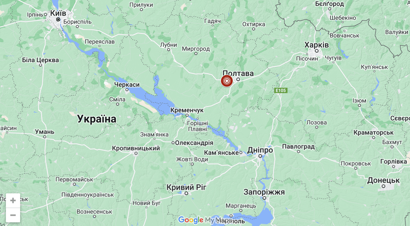 Землетрус в Україні