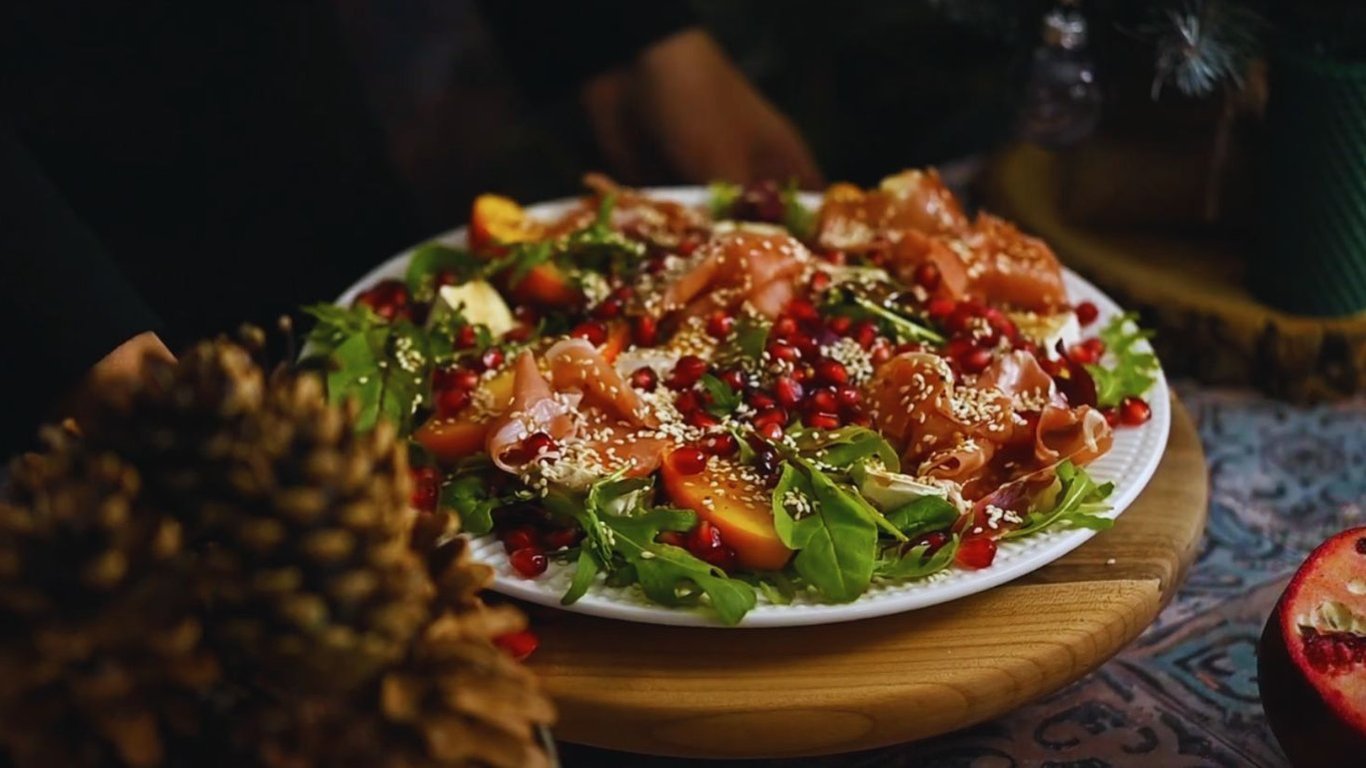 Ідеальний корисний салат на новий рік — відео рецепт