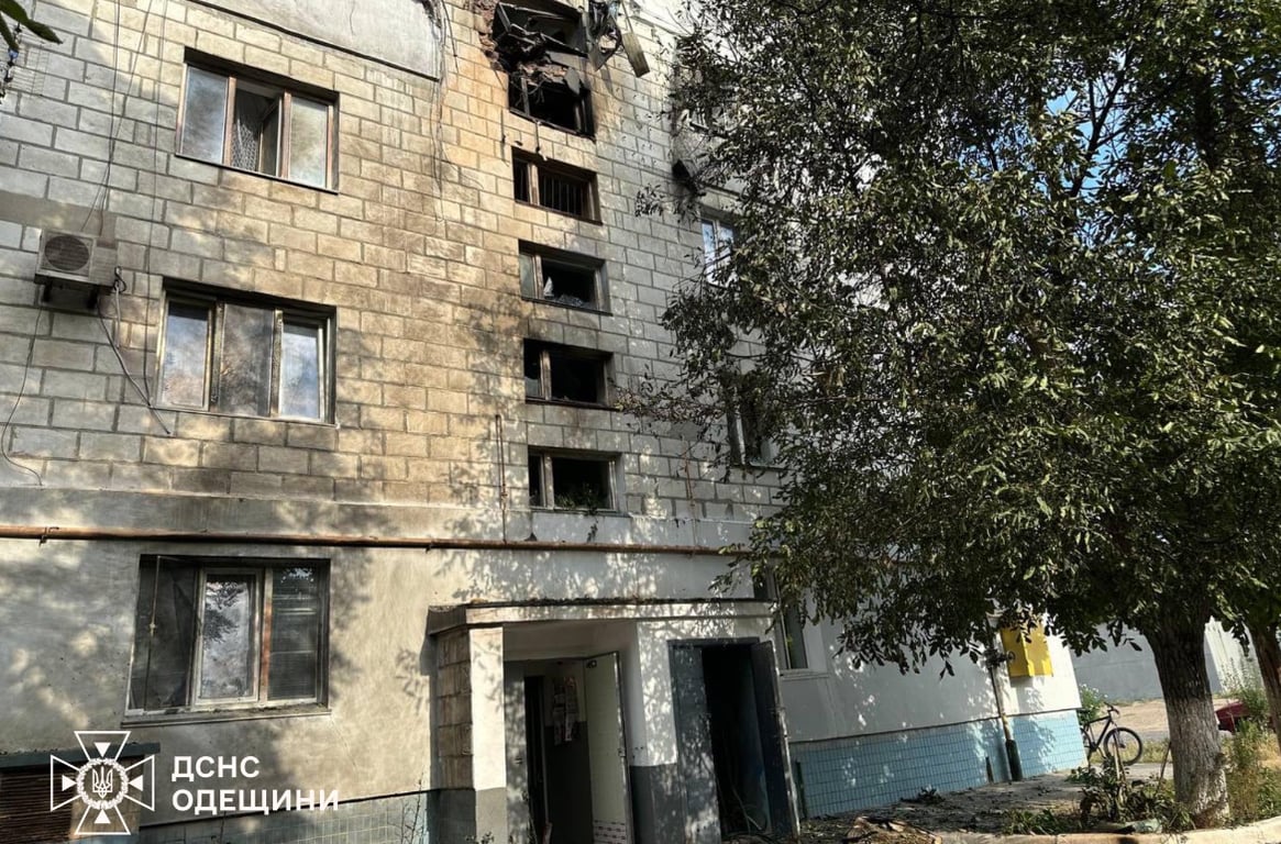 Зруйнована булівля в Ізмаїлі