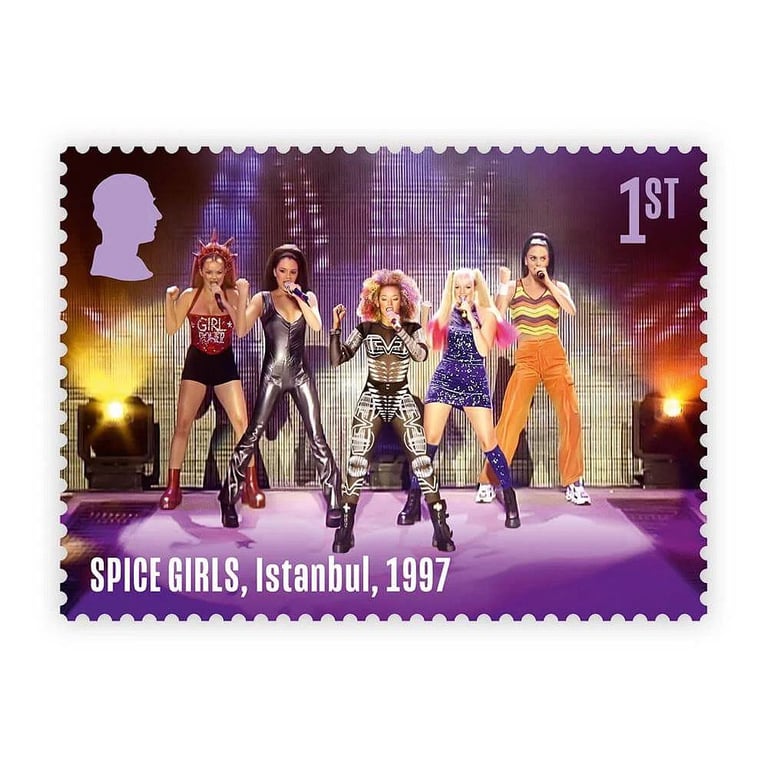 Почтовые марки Spice Girls