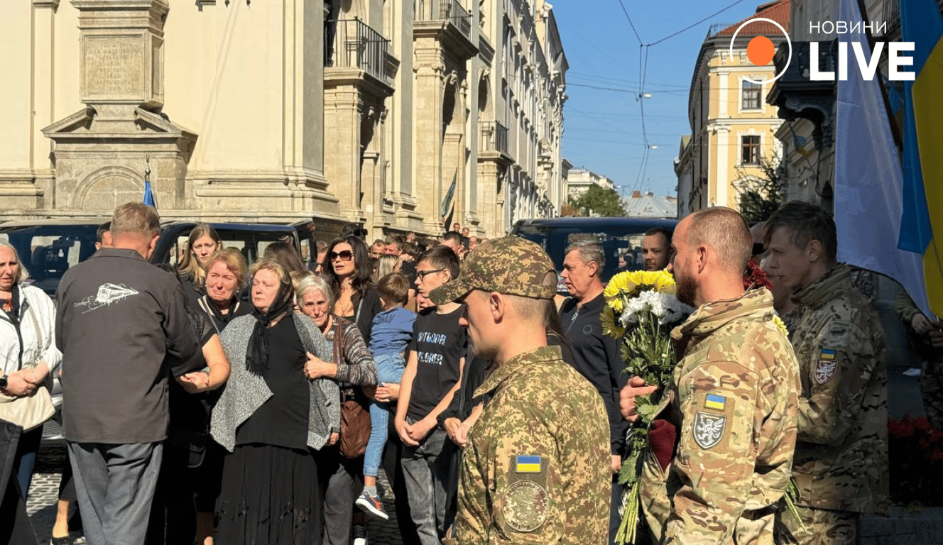 Прощання з Героями у Львові. Фото: Новини.LIVE
