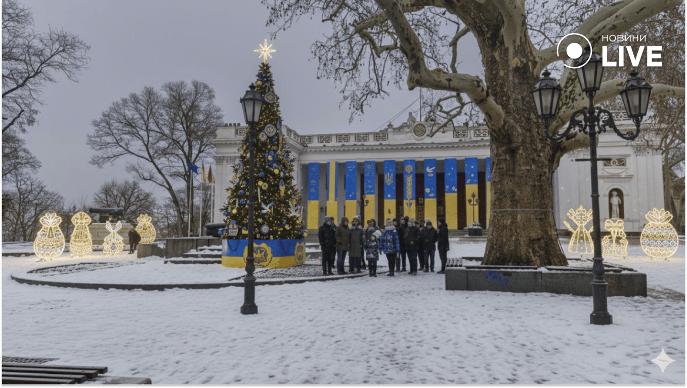 Новий рік в Одесі після війни очима ШІ