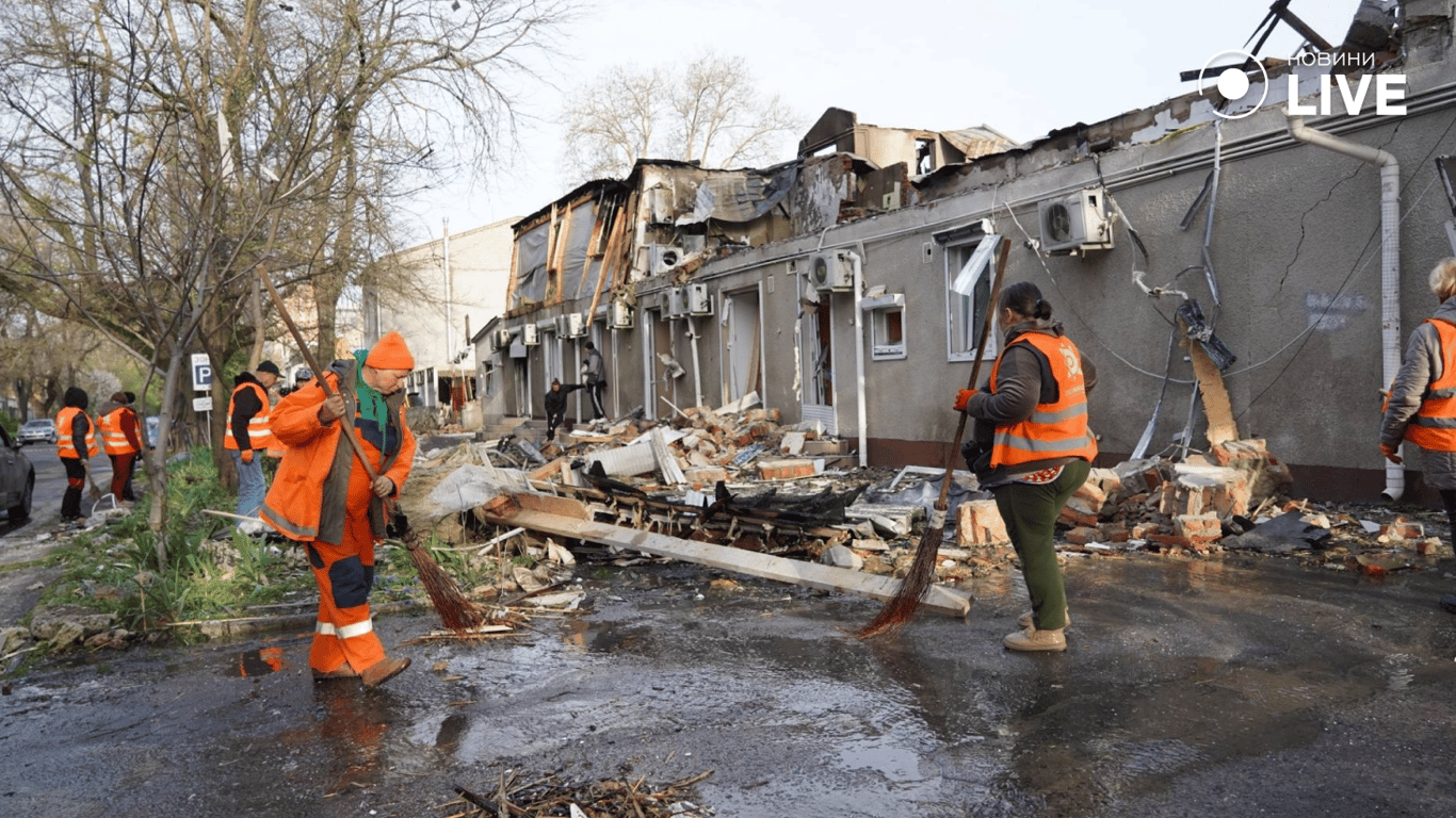 Наслідки атаки на Одесу 24 квітня
