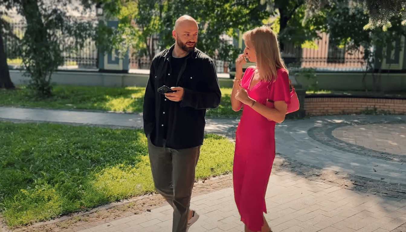 Ирина Сопонару на интервью у Славы Демина