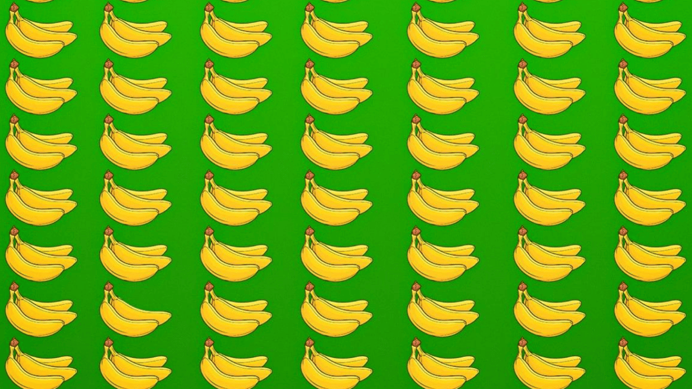 Визуальная загадка для самых сообразительных — найдите уникальную ветвь бананов за 7 секунд
