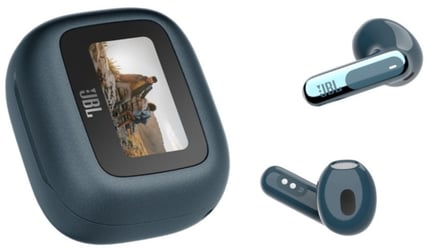 JBL випустила бездротові навушники Live Flex 3 із сенсорним екраном на футлярі - 285x160