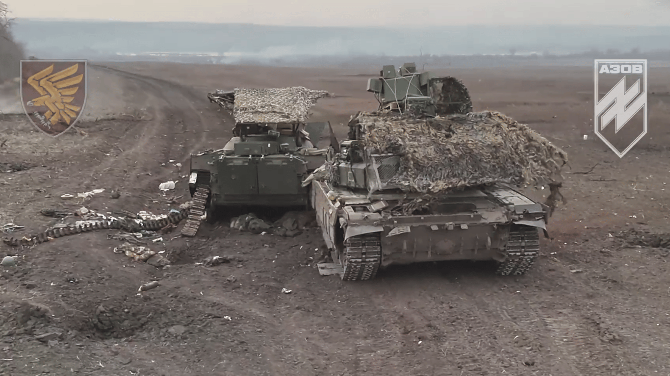 Російський Т-72Б3 з комплексами РЕБ