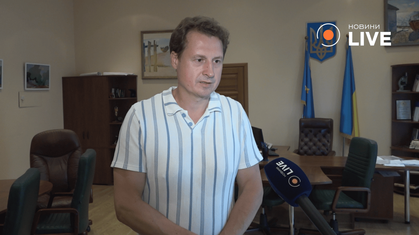 Андрій Красножон про розкопки на Приморському бульварі. Фото: Новини.LIVE